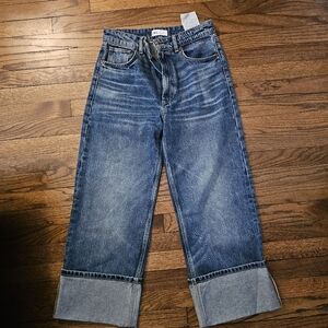 Zara cuffed jeans trf